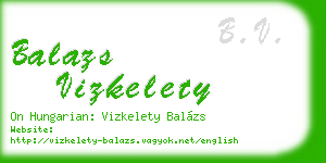 balazs vizkelety business card